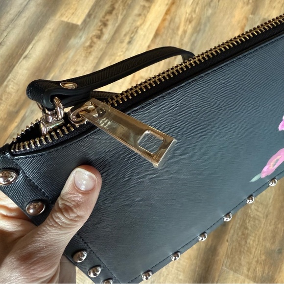 White House Black Market Floral Studded Clutch - Picture 5 of 6